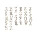 Produktbild Spellbinders GLP-035 Elegant Monograms by Becca Feeken Glimmer Hot Foil Plate, Metal