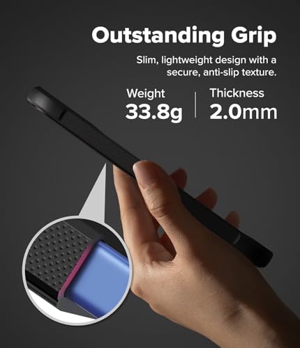 Image of Ringke Onyx for Google Pixel 10a Case [Feels Good in The Hand] Oil & Dirt Resistant, Enhanced Camera Lens Protection, Comfortable Grip, Non-Slip, Lightweight Cover - Black