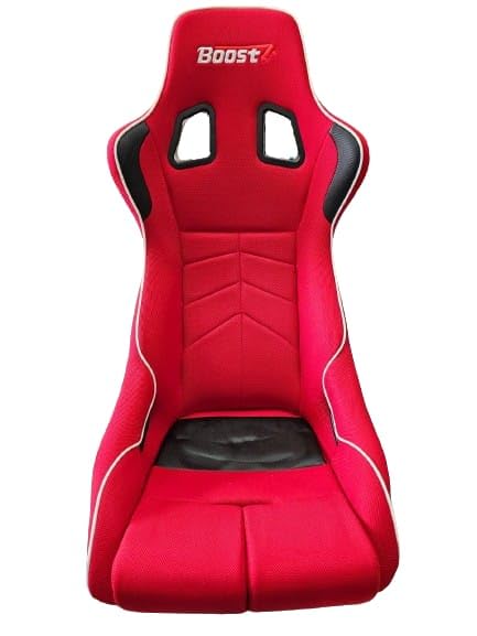 BOOST SEATS SPORT SEAT D1 - RED C/W U08 UNIVERSAL SLIDER & L SHAPE PANEL