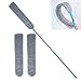 Retractable Microfiber Dust Brush Gap Mop, Multifunction Retractable Microfiber Dust Brush Gap Mop, Flexible Gap Microfiber Duster Under Appliance Dusters (1 Set+1Pcs Cloth)