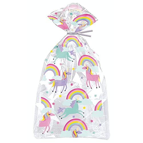 unique party Unicorns and Rainbows Cello Bags, Multicolour
