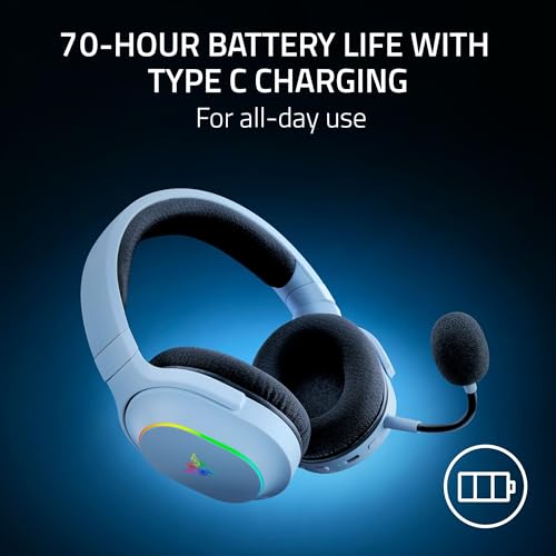 Image of Razer Barracuda X Chroma - 6 Zone Chroma RGB Wireless Multi-Platform Gaming Headset (SmartSwitch Hyperspeed & Bluetooth, 40mm Drives, Removable Cardioid Microphone) White
