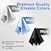 Zeefpod 60-Pack Microfiber Cleaning Cloths for Glasses, 6x7 Inch Premium Lens Cleaning Cloth for Screens, Cameras, Eyeglasses, Cell Phone, LCD TV Screens，Black，Grey and Light Blue