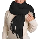 ehsbuy Schal Damen Winter Kaschmir Langer Großer Weiche Warme Pashmina Cashmere Schal für Weihnachten Hochzeitsgeschenke Geschenke für Frauen