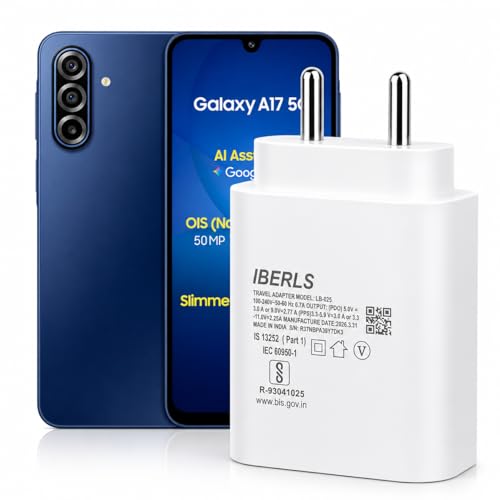 Image of 25W Pd 3A Type-C Super Fast Charging Adapter Compatible with Galaxy A17 /A57 /A37 /A07 /A36 /A56 /A26 /A06 /A35 /A55 / A16 /A15 /Tablet /Galaxy Watch- Charge Your Device with 25 Watt USB C Fast Charger- White