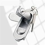 Zinc Alloy Flat Lock Industrial Machinery Equipment Cabinet Door Lock Automation Stamping Bounce Lock 1Pcs