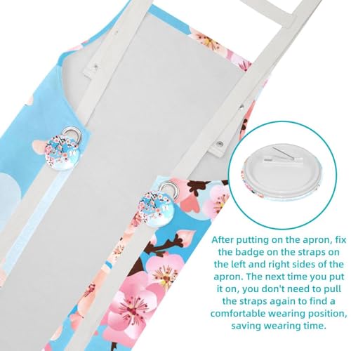 Tablier de cuisine avec broches pour nettoyage maison et restaurant - 5