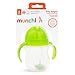 Munchkin Any Angle Sippy Cup for Toddlers, Spill Proof Weighted Straw Cup with Transition Handles for Babies 6 Months and Up, 7 Ounce, Green