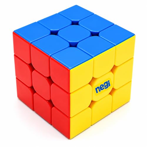 Negi Rs Speed Cube 3x3x3 for kids and adults,Multicolor, 1 Piece