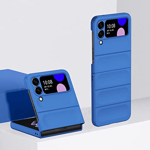 Coque Samsung Galaxy Z Flip 4 et Flip 3 protection fine bleu foncé