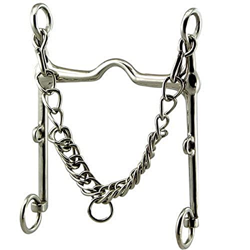 Coronet Weymouth Low Port Horse Bit, 4 3/4-Inch