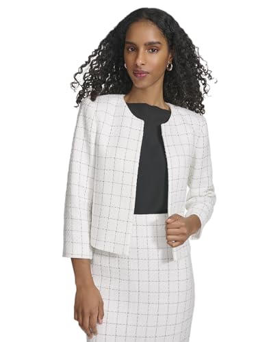 Calvin Klein Women's Denim Trim Suits Blazer