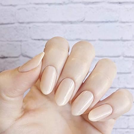 Amazon 24枚入 無地ネイルチップ 可愛い優雅ネイル Ins流行する ゼリーネイルチップ 多色オプション 結婚式 パーティー 二次会など 入学式 入園式 ネイルジュエリー つけ爪 ベージュ Mallnoo ネイルチップ 通販