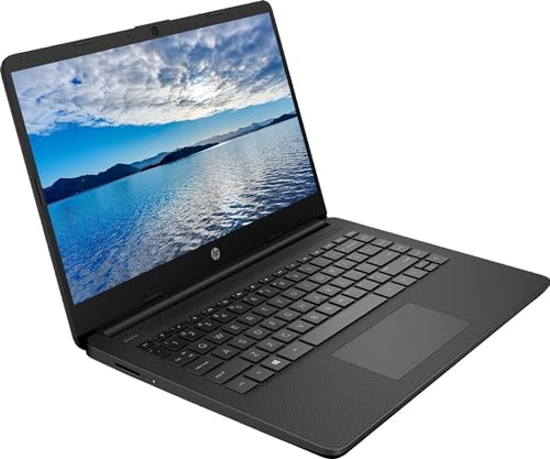 Image of HP 14 inch HD Touchscreen Laptop, AMD Ryzen 3 5300U Processor, 16GB RAM 512GB SSD, Wi-Fi, Bluetooth, HDMI, Webcam, Windows 11 Home, Black