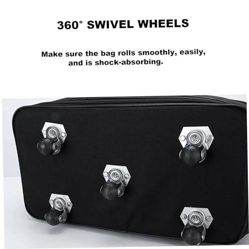 Wheeled Duffle Bag Large Capacity Expandable Foldable Suitcase with 360 ° Roating Wheels Waterproof Oxford Wheeled Holdall Multifunction Travel Bag for Men Women Travel Business Trip4