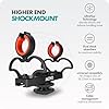 Movo SM6H Ultraflex Premium Shockmount for Shotgun Microphones with Grip Handle – Compatible with Rode NTG Series, Sennheiser MKE600, Audio-Technica AT875R, and More #3