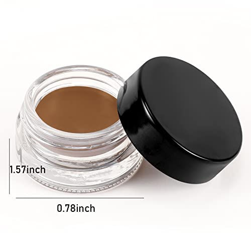 Boobeen Eyebrow Pomade Cream, Waterproof Brow Pomade Gel High Pigmented Long-Lasting For Natural Eyebrow Makeup, Suitable For Everyone (Auburn) #TOP5