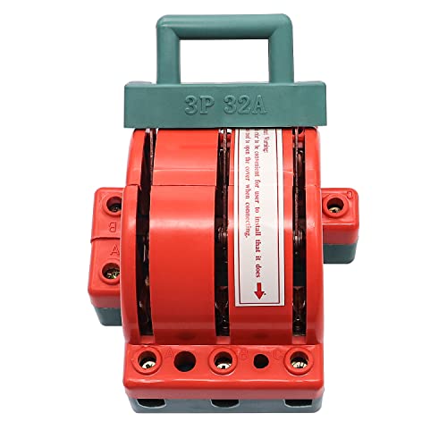 TWTADE 3-Pole 32A Disconnect Knife Switch #TOP21