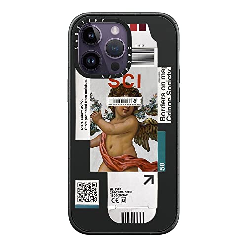 Coque iPhone 14 Pro Max CASETiFY antichoc noir mat élégante
