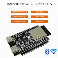 QIQIAZI ESP32-C6 ESP32-N4 Entwicklungsboards, für ESP32-C6-Modul, Unterstützt WiFi + Bluetooth, 4 MB Flash mit Typ-C-Schnittstelle, kompatibel mit Arduino – Ansicht 3