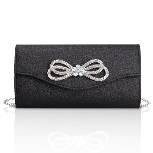 Sac de soirée avec nœud et strass : l'accessoire idéal pour sublimer une robe de bal
