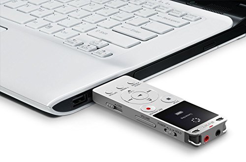 Image of Sony ICD-UX560F Digital Voice Recorder with Built-in USB (Silver)