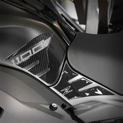 Protections latérales réservoir autocollants 3D Kawasaki Z1100 2026 gris