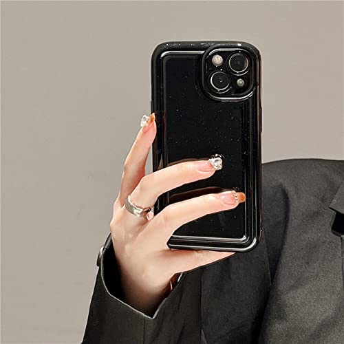 Coque en silicone noir pour iPhone 14 Plus protection intégrale souple