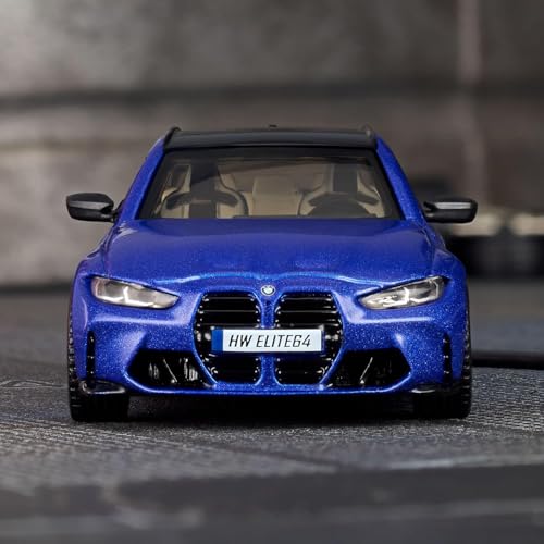 Image of Hot Wheels Elite 64 BMW M3 Touring Mattel Creations HNJ58 Collectiable 1:64 Scale Die-Cast Car (Blue)