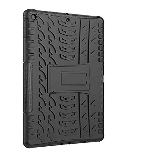 Image of MoreFit Hybrid Back Cover Case with Kickstand Wheel Pattern for iPad 10.2 2019 (7th Generation)