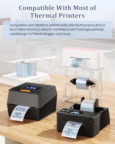 Image of Phomemo 2.25 inchx1.25 inch Direct Thermal Labels, 500 Labels /Roll