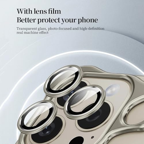 Coque en aluminium pour iPhone 15 sans interférence protection légère