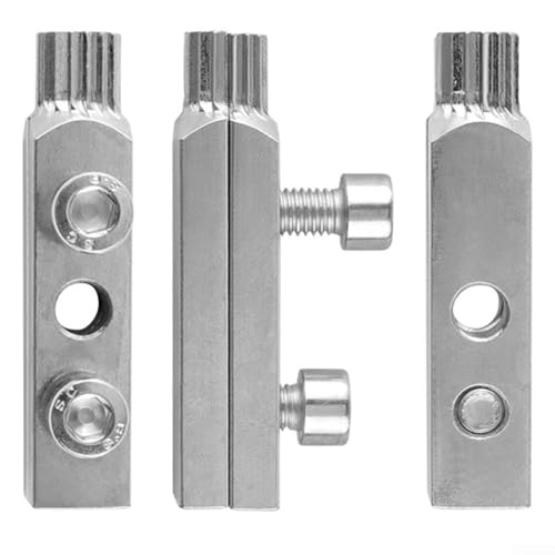 Extractor de alambre roto de válvula frontal, 20 mm/25 mm de metal inverso, herramienta de extracción de rosca, para reparación de fontanería de cabeza de tornillo de tubería rota (empaquetada)