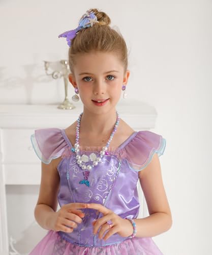 Disfraz de sirena para niñas 2-3 años con accesorios miniatura 4