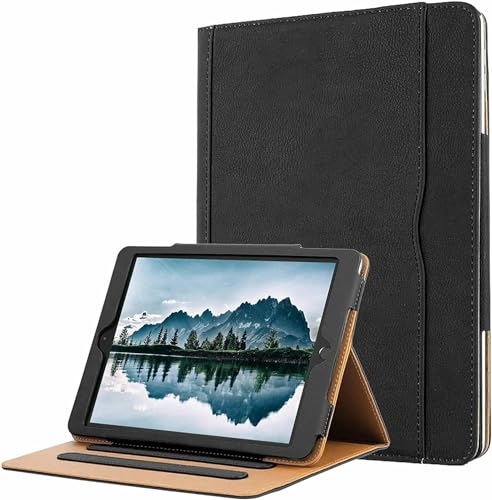 MOBISTAR® Case for iPad Mini 6 2021 (6th Generation 8.3 inch) with Card Pocket, Auto Sleep/Wake, Vegan Leather, Stand Folio Cover