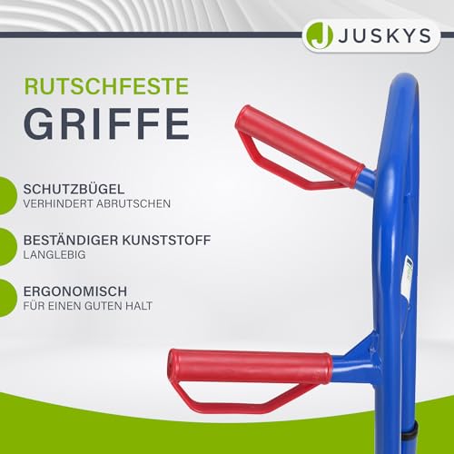 Foto von Juskys Treppensackkarre klappbar - Treppensteiger mit Hartgummireifen & Stahlrahmen - Sackkarre für Umzug & schwere Gegenstände Treppenkarren