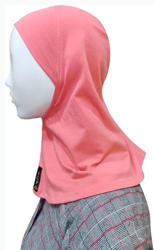 Image of TCP Women's Ninja Beige Jersey Cap, under scarf Neck Covering Hijab Tube cap Age 16+ years