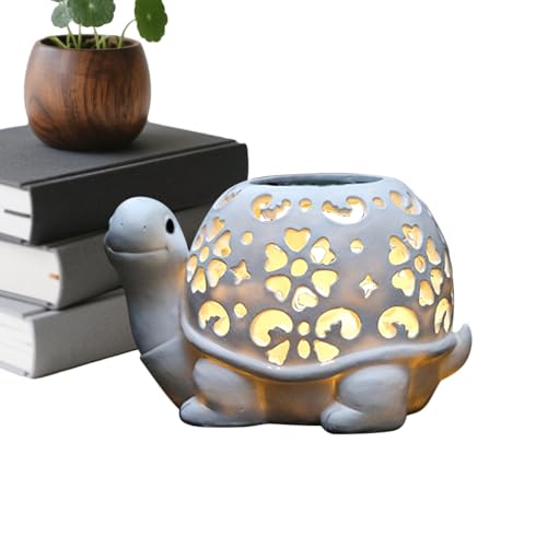 Luces solares de tortuga – Faroles LED impermeables para jardín, luces solares de figuras de animales | Luz solar al aire libre para patio, , pasarela, balcón, decoración, porche, césped