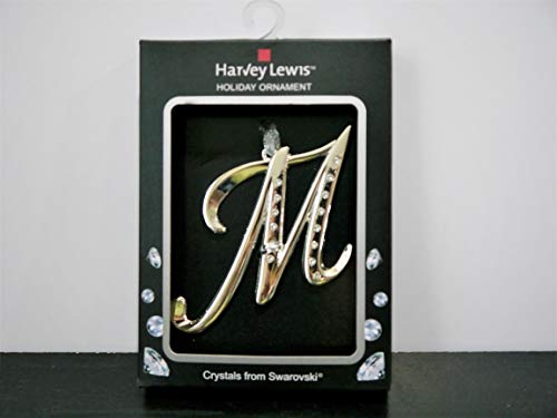 M Harvey Lewis Silver-Plated Letter Ornament 3