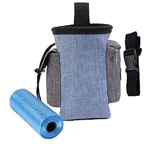 HOND POUCH TAS MET POOP ZAK Houder Inklapbare reizen Voedselopslag Water Huisdier Kom Puppy Training Walking Bag met…