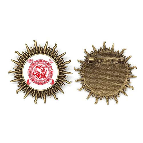 Broche en métal pour découpe de papier de précision style traditionnel