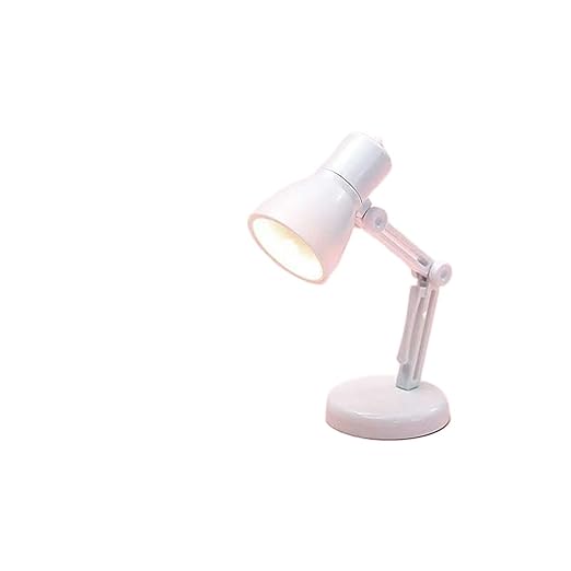 3nh Reading Light Mini LED Light Flexible Small Lamp Battery Powered Convenient Goods Children Night Portable Lighting Luminaire Home Gadgets (Color : White)
