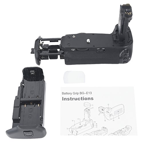 Grip de batería vertical DSTE para Canon EOS 6D como BG-E13 2