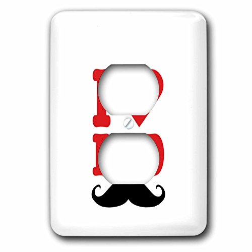 I Love Dad Moustache plaque double pour chambre et bureau