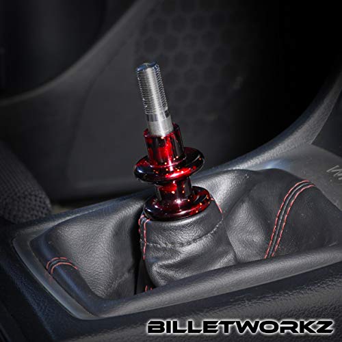 Billetworkz Short Throw Shifter for 2015-25 Subaru WRX, Red Cosmic by Billetworkz - Image 2