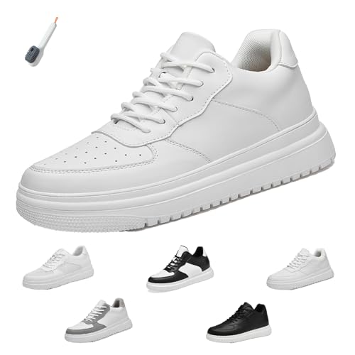 Tallure Sneakers, 1.6”/2.4”/3”/4”Invisible Height Increasing Shoes for Women Men, Non-Slip Non-Slip Breathable Lightweight Elevator Running Shoes