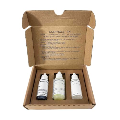 Test TH - Test Dureté Eau Kit Analyse Dureté De L'eau Multi Usage Fabrication Française