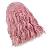 SHERCHPRY Wellenperücke für Frauen Party Cosplay Kostüm Haarperücke Lockere Frisuren Farbige Perücken für Maskenbälle Festival Haarteil