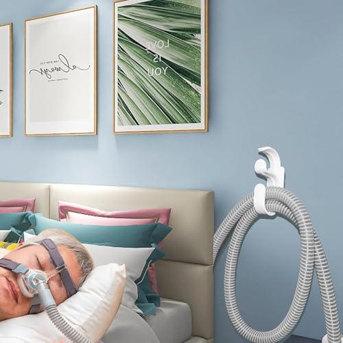 CPAP Hose Hanger – Anti-Skid Hose Holder & Mask Hook – Prevents Leakage, Tangling & Twisting – Headband Hook for Bed – Hose Organiser for CPAP Machines - Image 4