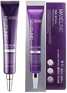 MAXCLINIC Time Return Melationin Under Eye Cream 20g 0.7oz Melatonin 7 Hyaluronic Acid Complex Nutrition Wrinkle Repair Tube Serum